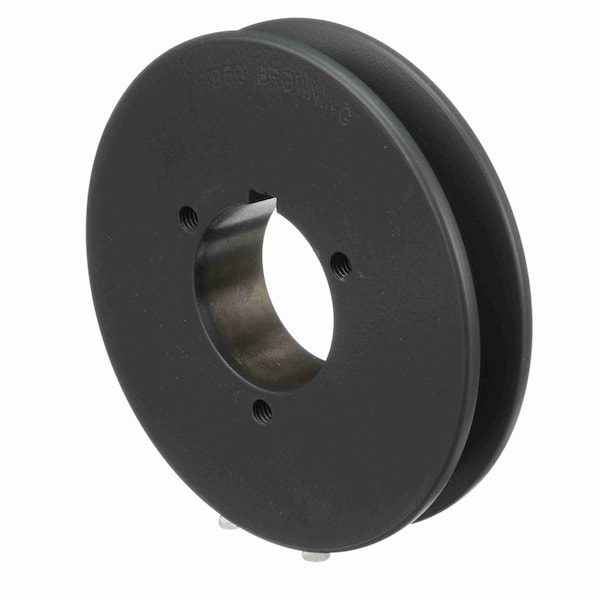 1 Groove Cast Iron Bushed Bore Multiple Sheave, 1TB50
